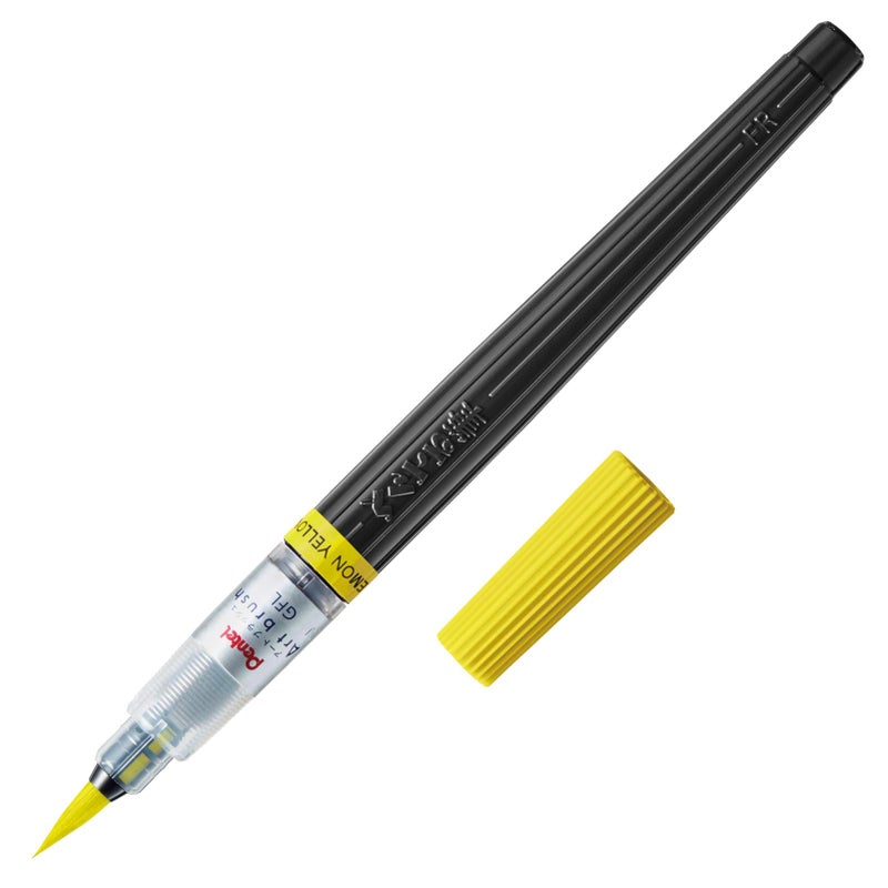 Pentel Art Brush lemon yellow XGFL-105 - Image 1